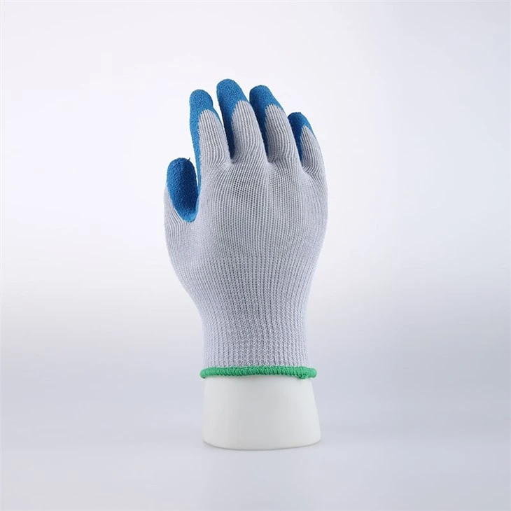 5 Threads Crinkle Latex Coated Gloves